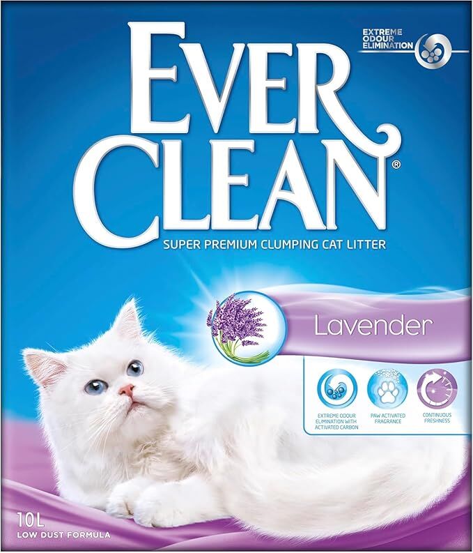 Ever Clean Lavender Kokulu Topaklanan Kedi Kumu 10 Lt