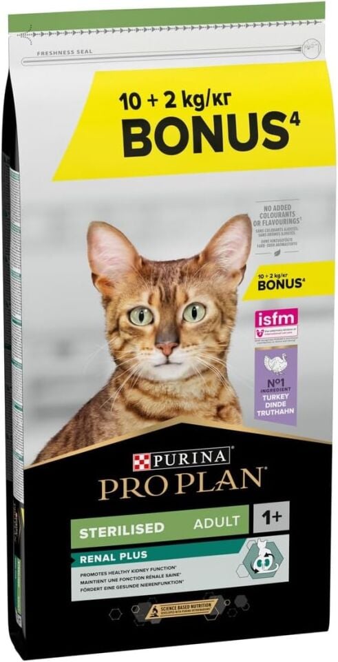 Pro Plan Sterilised Hindili Kısırlaştırılmış Kedi Maması 10+2 Kg