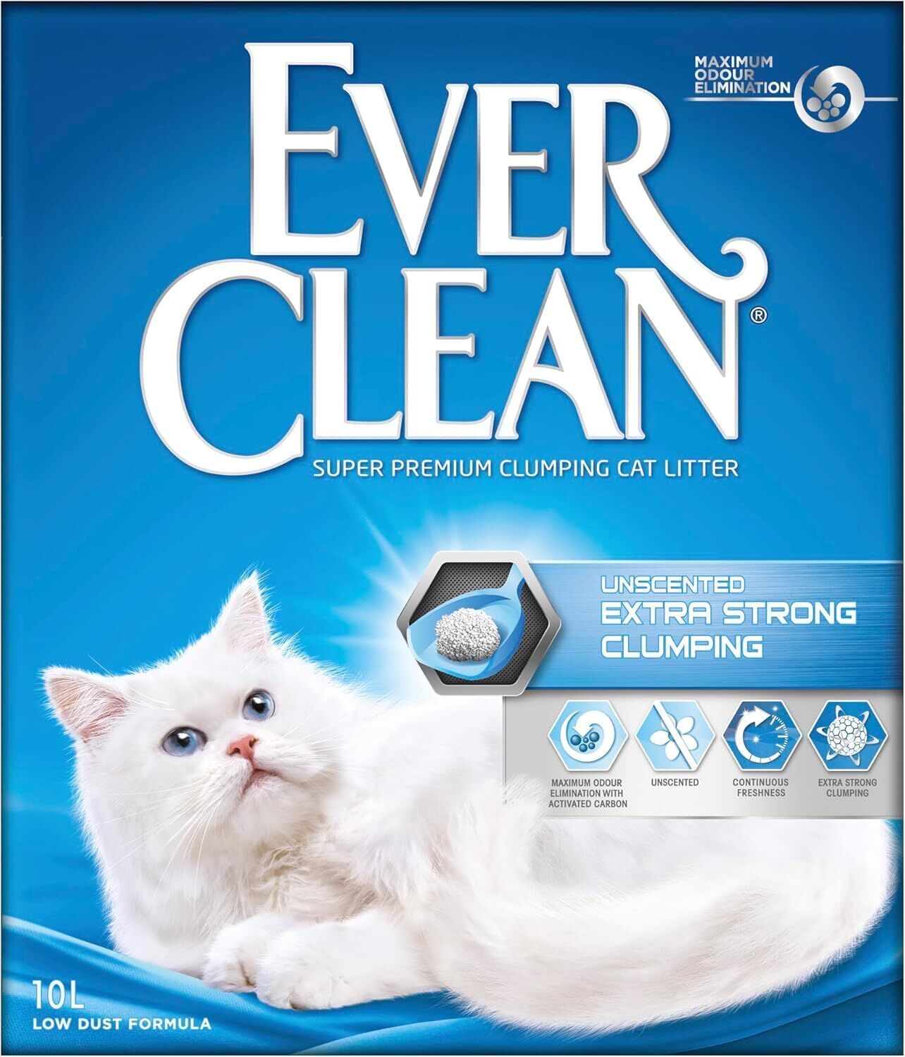 Ever Clean Extra Strength Kokusuz Topaklanan Kedi Kumu 10 Lt