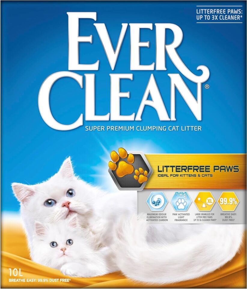 Ever Clean Litterfree Paws Topaklanan Kedi Kumu 10 Lt