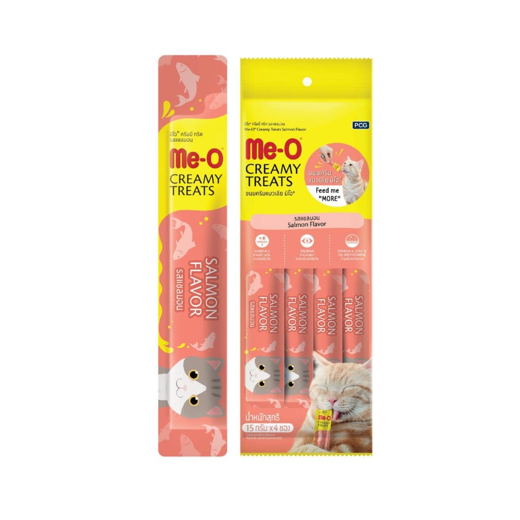 Me-O Somonlu Krema Kedi Ödül Maması 15gr (4'lü)