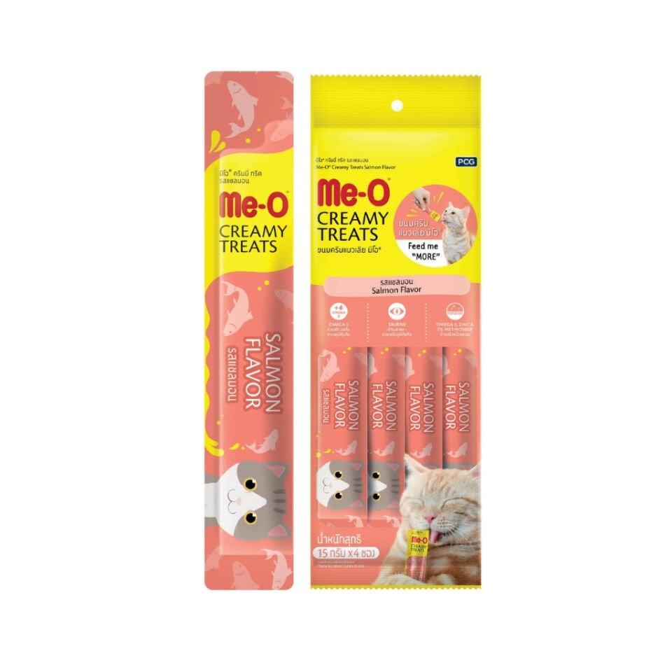 Me-O Somonlu Krema Kedi Ödül Maması 15gr (4'lü)