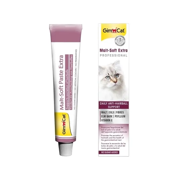 GimCat Malt-Soft Extra Tüy Yumağı Önleyici Kedi Macunu 100gr