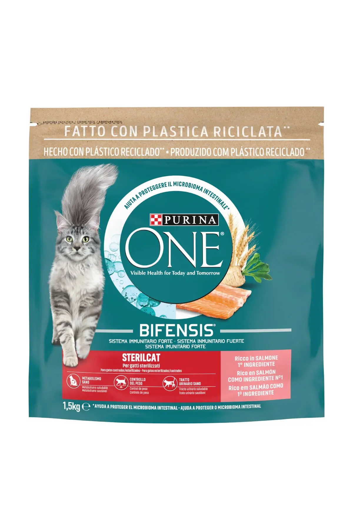 Purina One Somonlu Kısırlaştırılmış Kedi Maması 1,5 Kg
