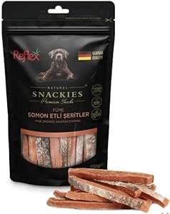 Reflex Snackies Natural Füme Somon Etli Şerit Köpek Ödül Maması 170 Gr