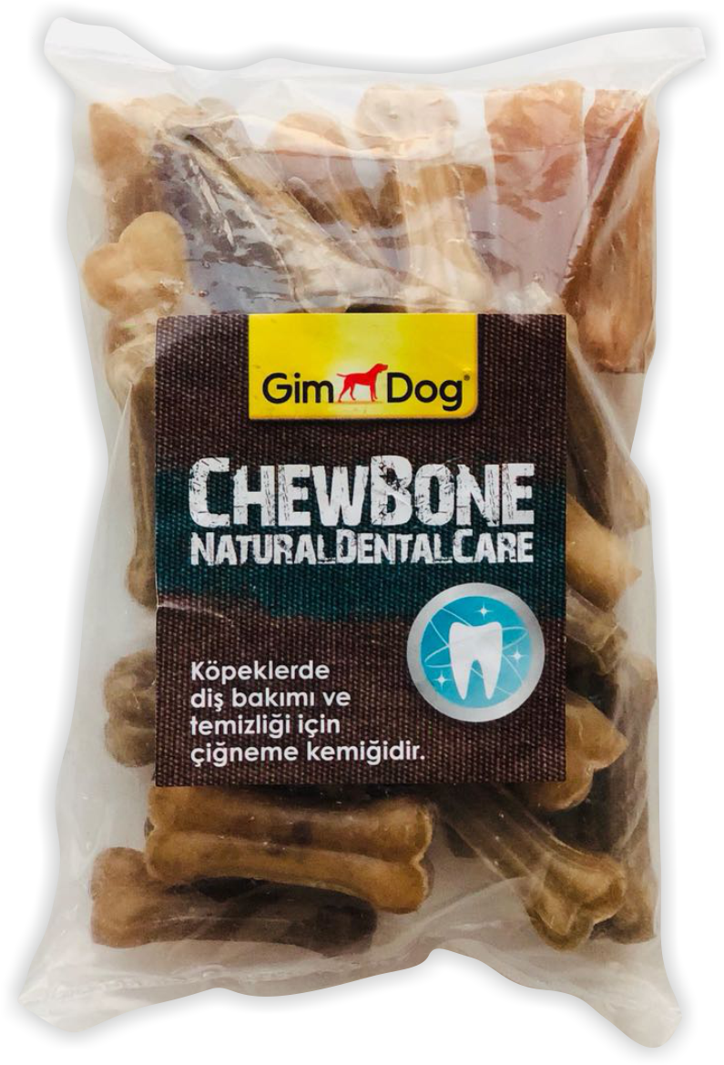 Gimdog Mordimi Natürel Press Kemik Köpek Ödülü 25'li 5 Cm