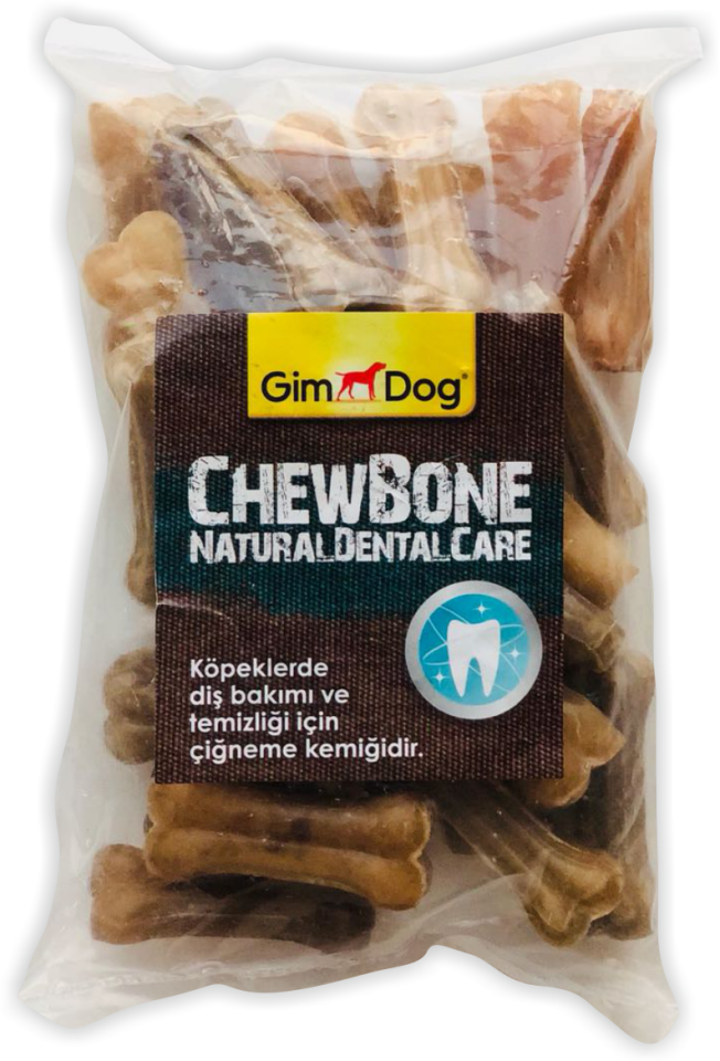Gimdog Mordimi Natürel Press Kemik Köpek Ödülü 25'li 5 Cm