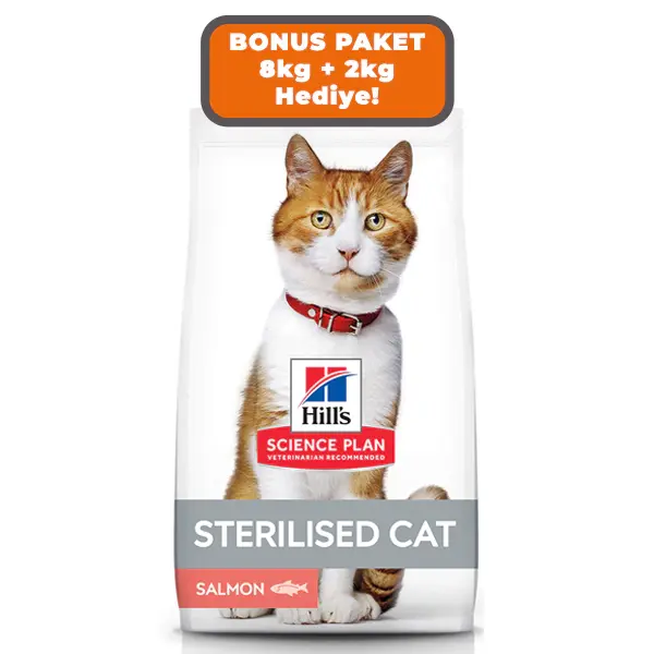 Hills Somon Balıklı Kısırlaştırılmış Kedi Maması 10 Kg
