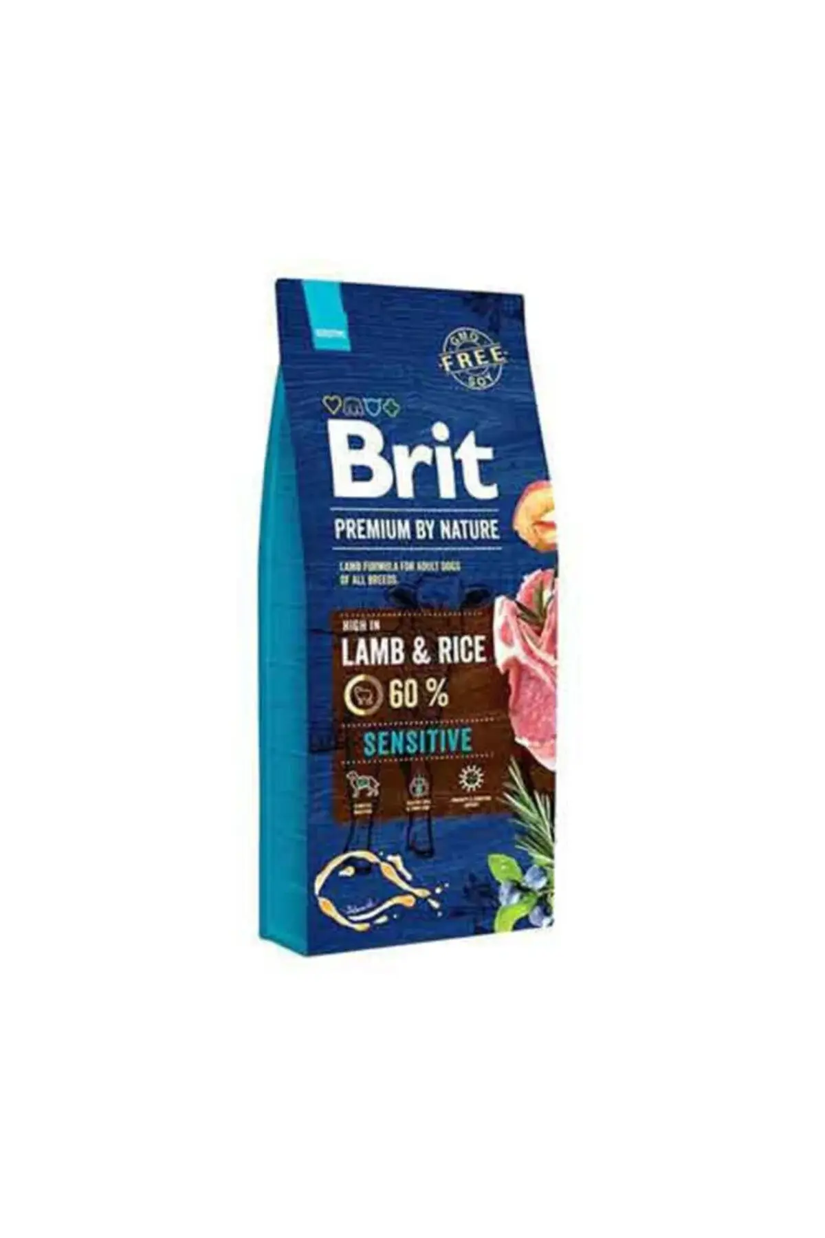 Brit Care Brit Premium Nature Sensitive Kuzulu ve Pirinçli Yetişkin Köpek Maması 15kg