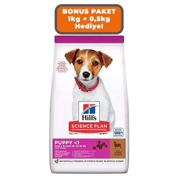 Hill's SCIENCE PLAN Kuzulu Küçük Irk Yavru Köpek Maması 1,5kg