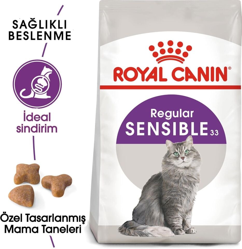 Royal Canin Sensible 33 Hassas Sindirim Sistemli Kediler İçin Yetişkin Kedi Maması 4kg