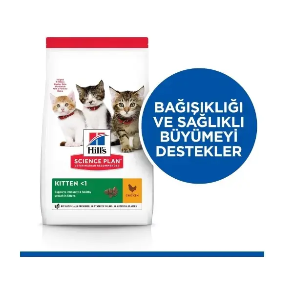 Hill's Kitten Tavuk Etli Yavru Kedi Maması 3 kg