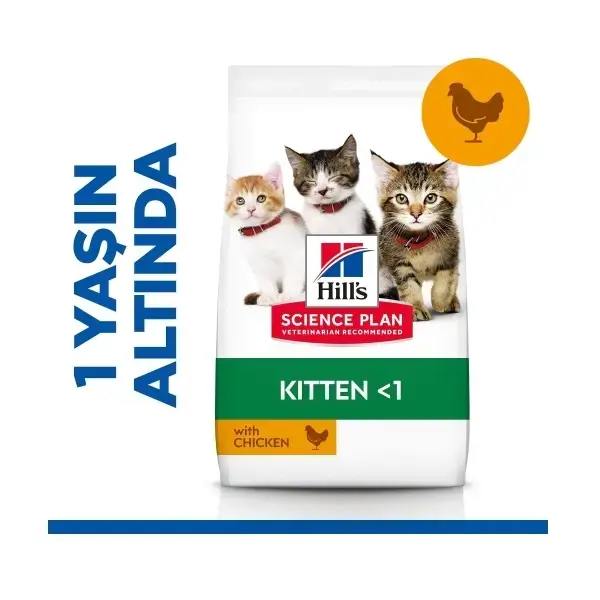 Hill's Kitten Tavuk Etli Yavru Kedi Maması 3 kg