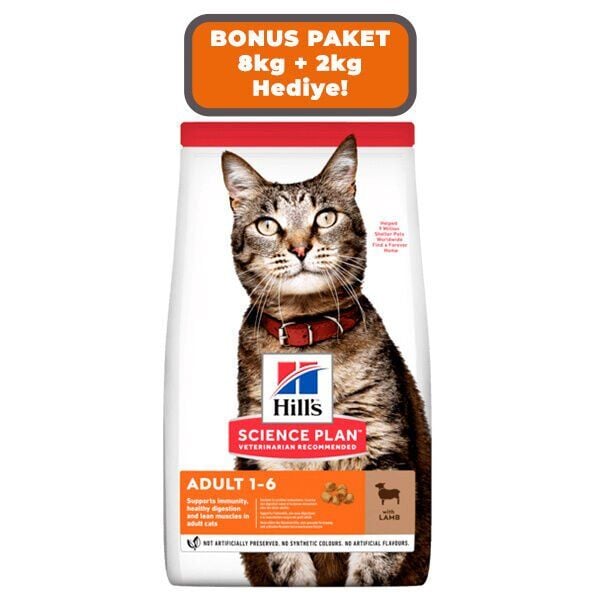 Hill's SCIENCE PLAN Optimal Care Kuzulu Yetişkin Kedi Maması 8kg + 2kg HEDİYE!