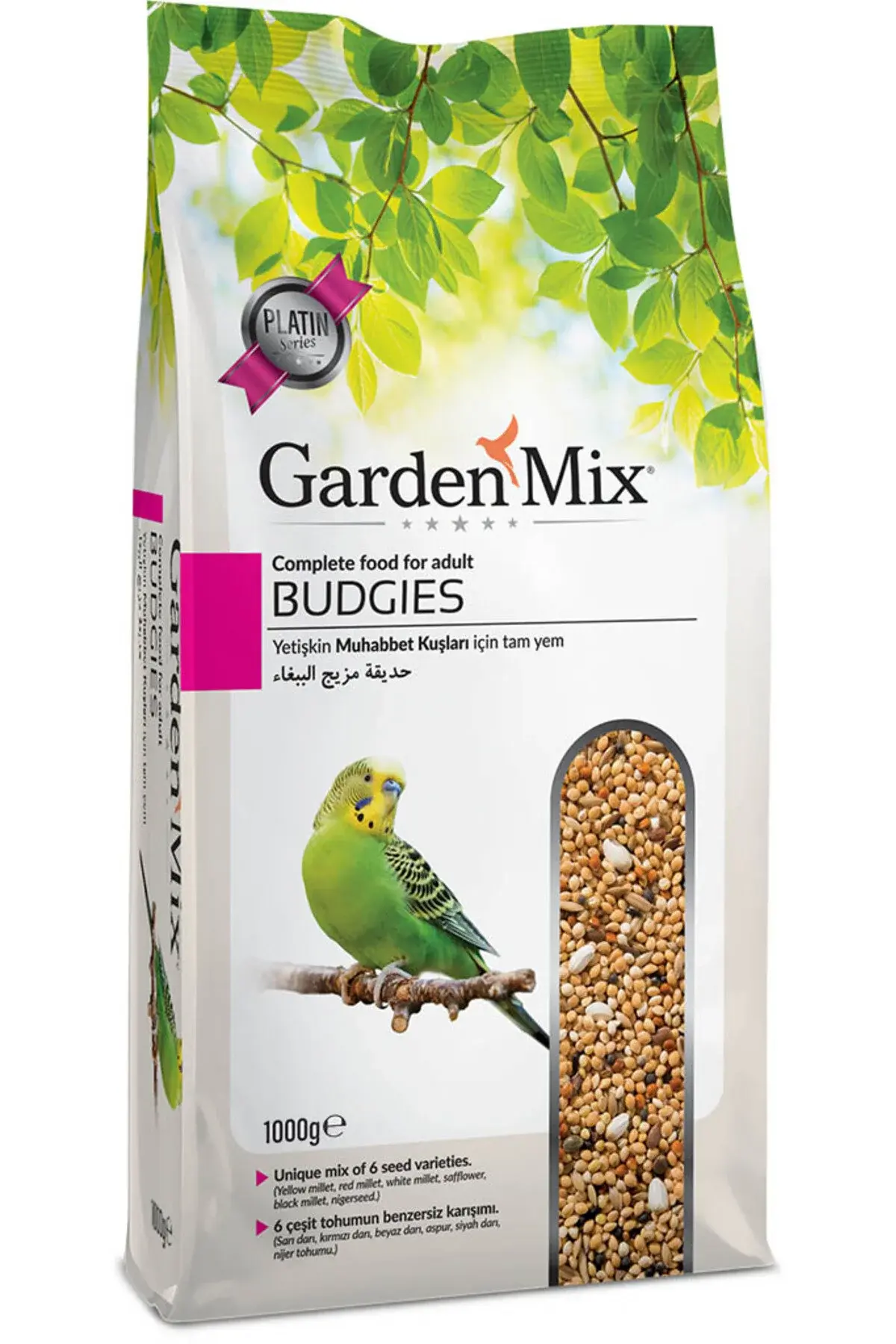 Gardenmix Platin Muhabbet Kuşu Yemi 1 kg