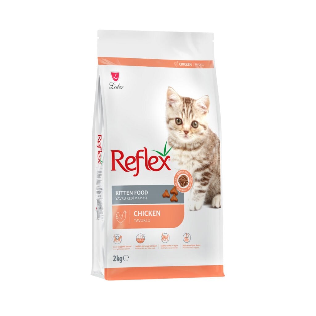 Reflex Tavuklu ve Pirinçli Yavru Kedi Maması 2 kg