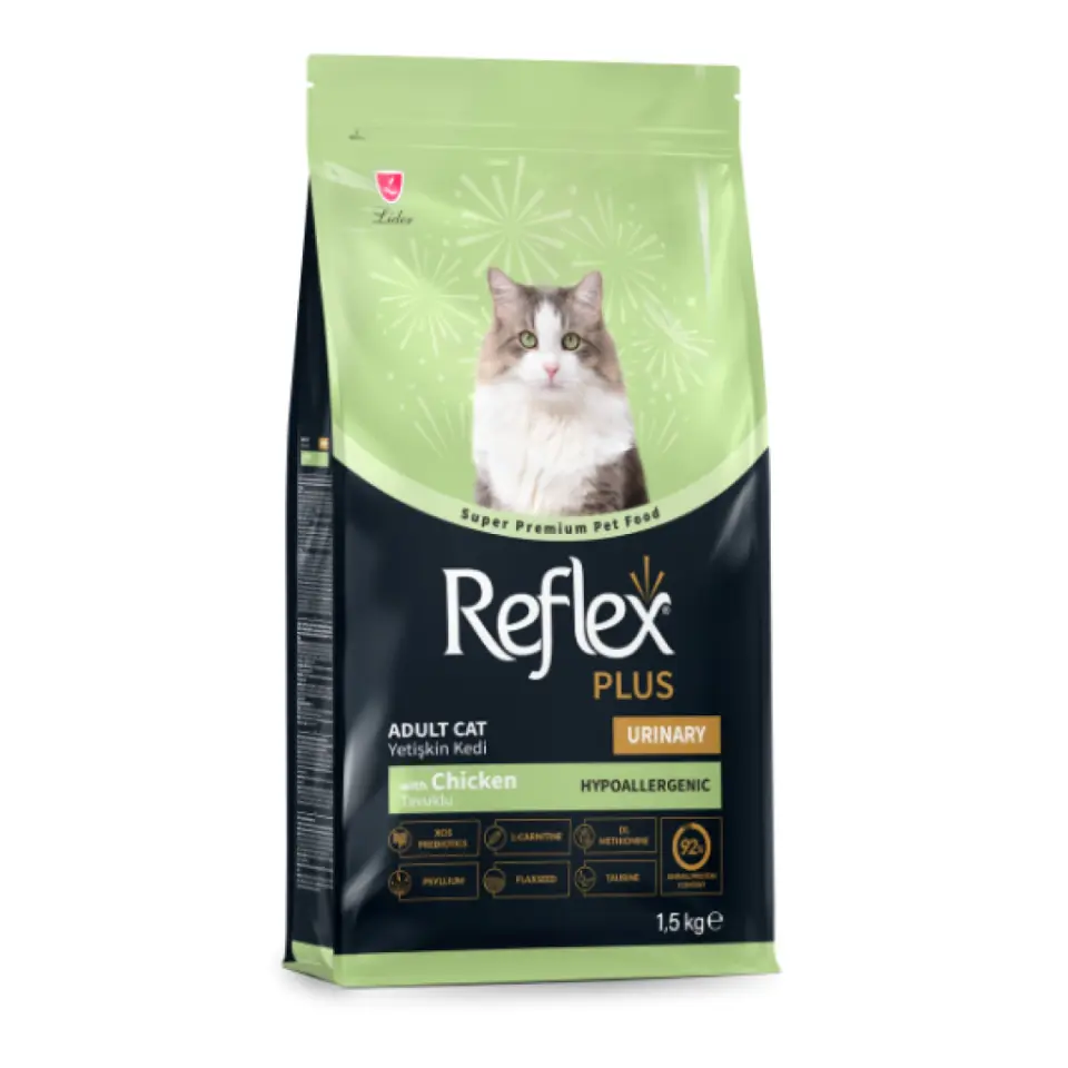 Reflex Plus Urinary Tavuklu Yetişkin Kedi Maması 1,5 kg