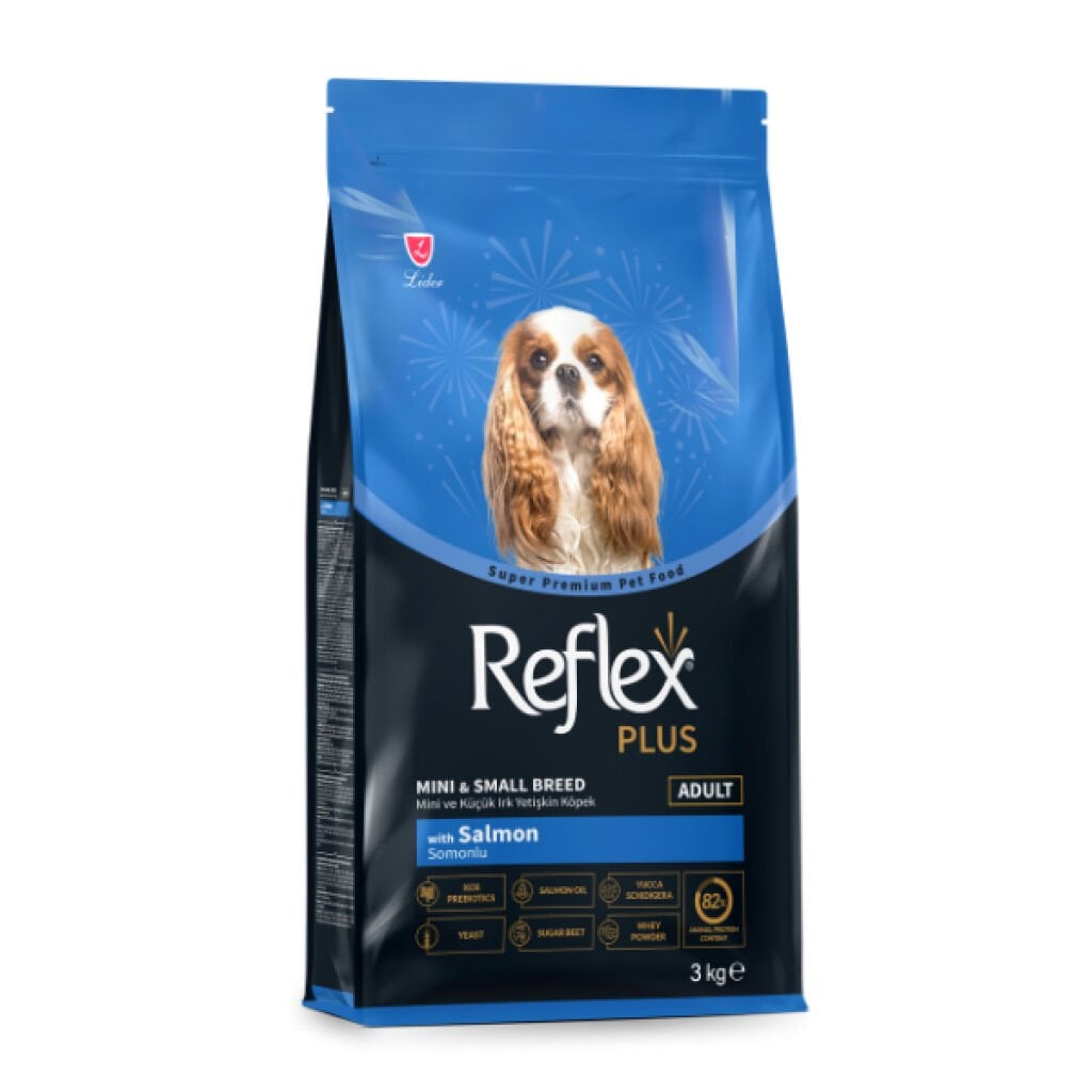 Reflex Plus Hipoalerjenik Mini ve Küçük Irklar için Somonlu Yetişkin Köpek Maması 3 kg