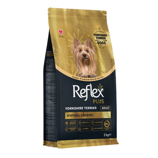 Reflex Plus Hipoalerjenik Yorkshire Terrier Yetişkin Köpek Maması 2kg