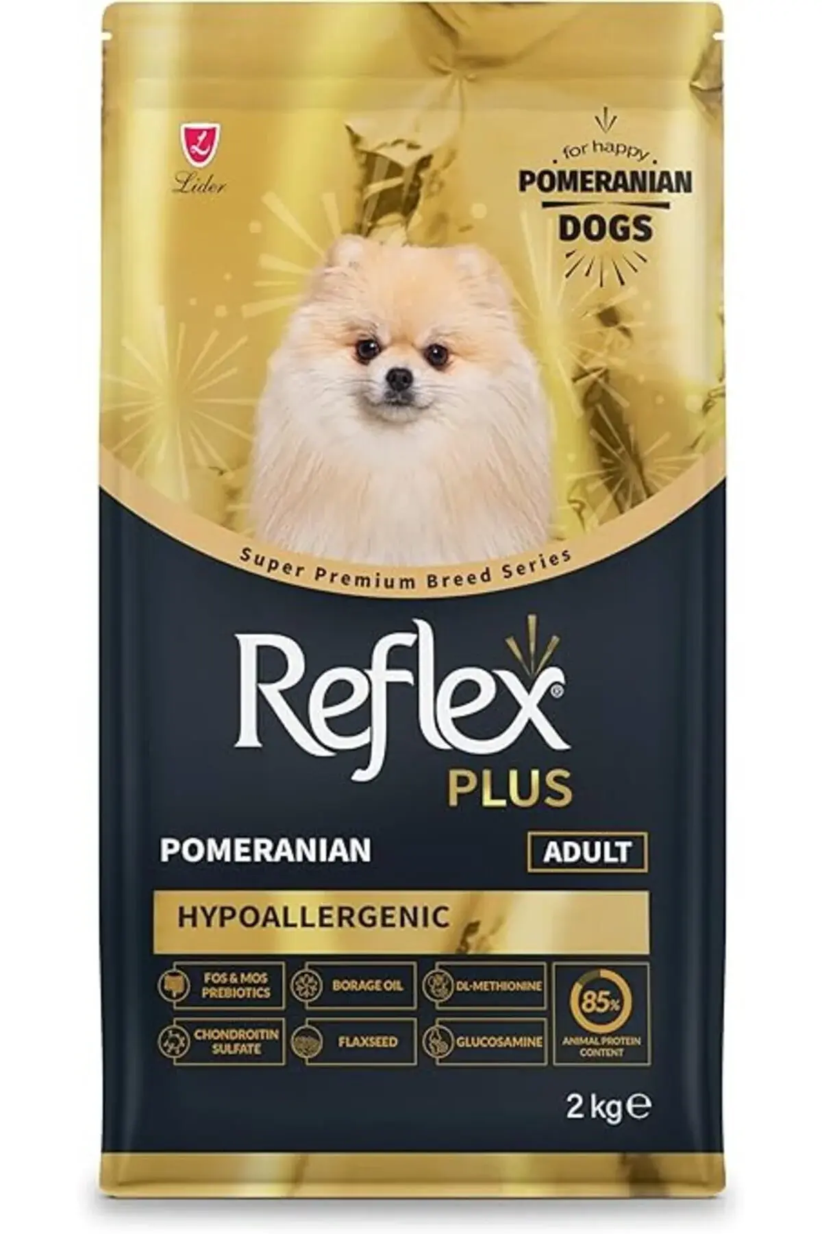 Reflex Plus Pomeranian Yetişkin Köpek Mamasi 2 Kg