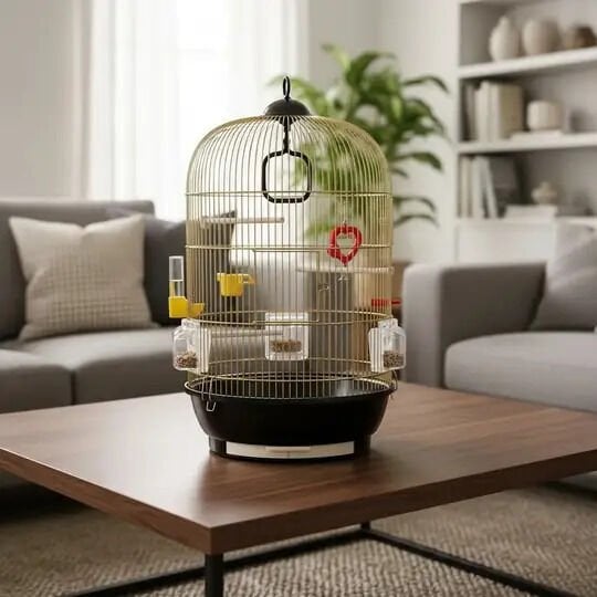 Ferplast Diva Kuş Kafesi Siyah