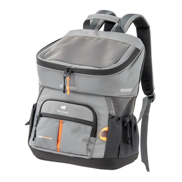 Ferplast Voyager 400 Evcil Hayvan Taşıma Çantası Gri 33x23x41cm