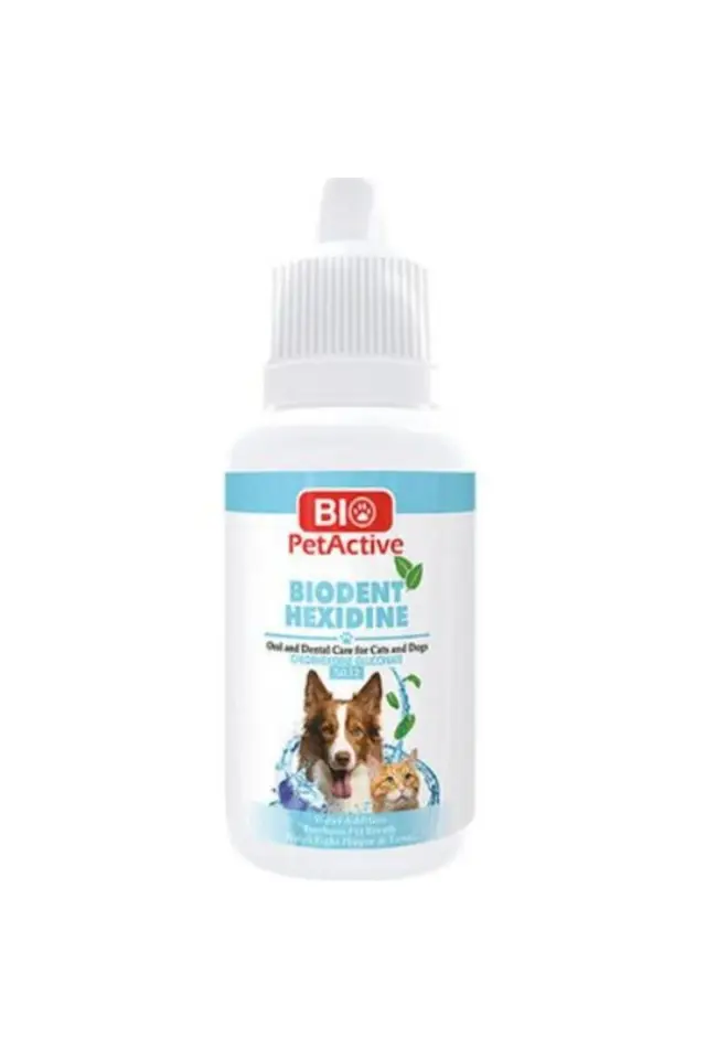 Bio PetActive Biodent Hexidine Kedi Ve Köpek Ağız / Diş Bakımı 50 ml