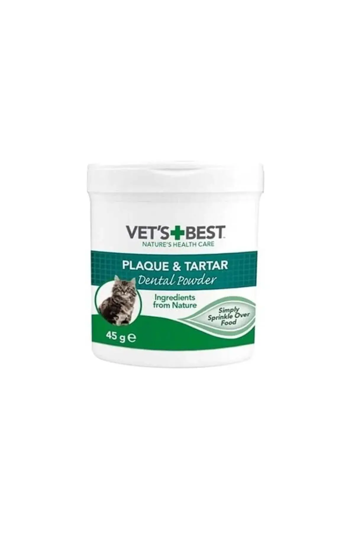 Vet’s Best Vet's Best Plak Ve Tartar Temizleyen Kedi Ağız Bakım Tozu 45 gr