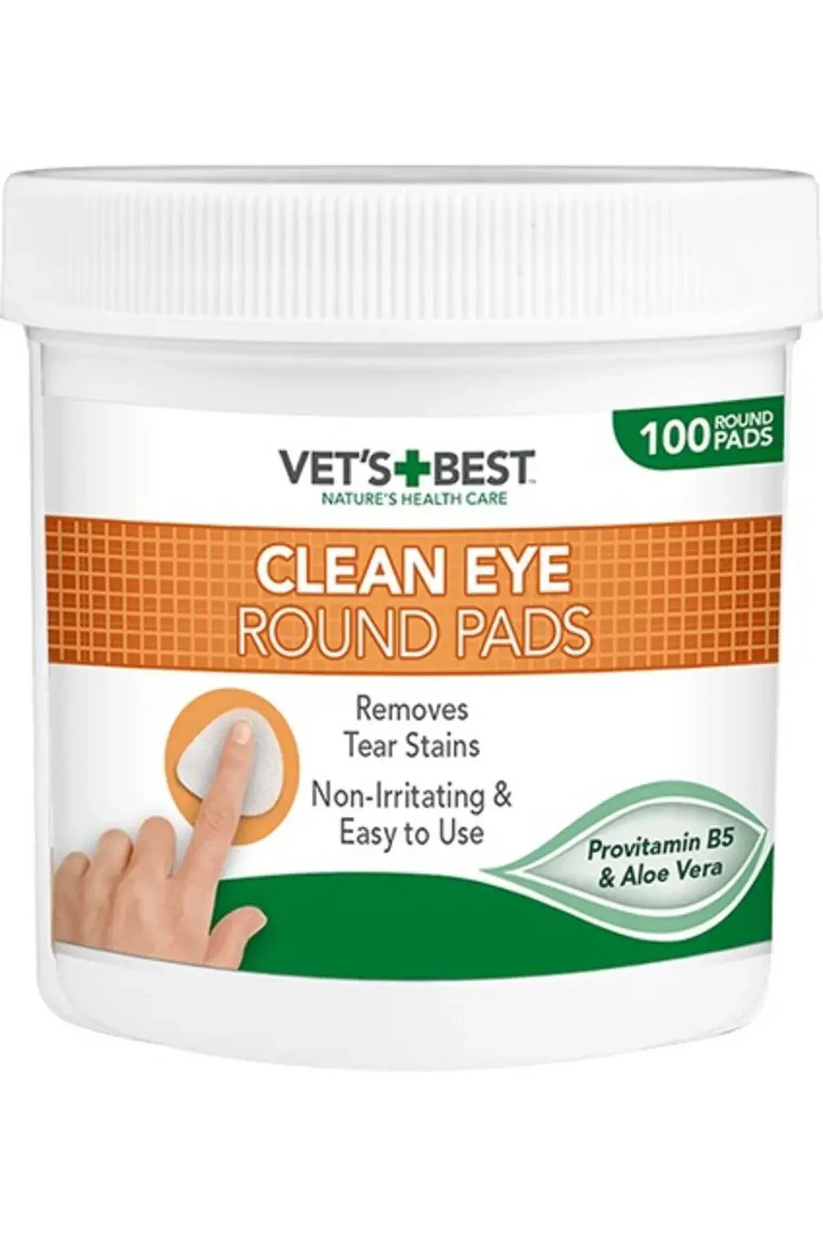 Vet's Best Kedi ve Köpek Göz Temizleme Parmak Pedi 100 lü