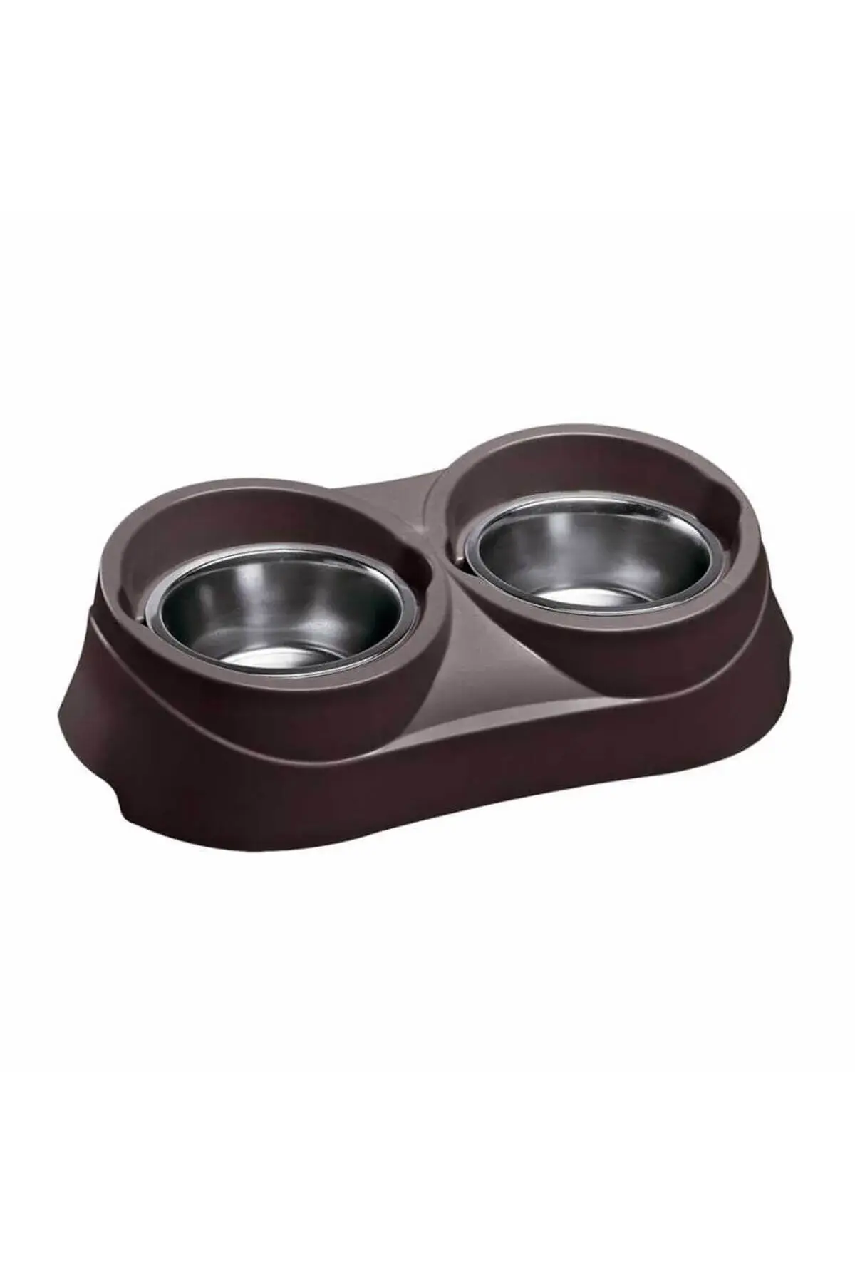 Ferplast Duo Feed 03 Gri Ikili Küçük Irk Köpekler Için Mama Kabı Seti