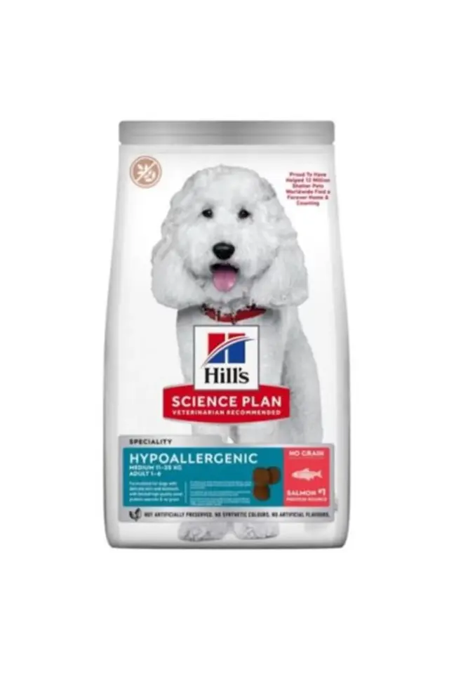 Hill's Hypo Allergenic Somonlu Medium Yetişkin Köpek Maması 2,5 Kg