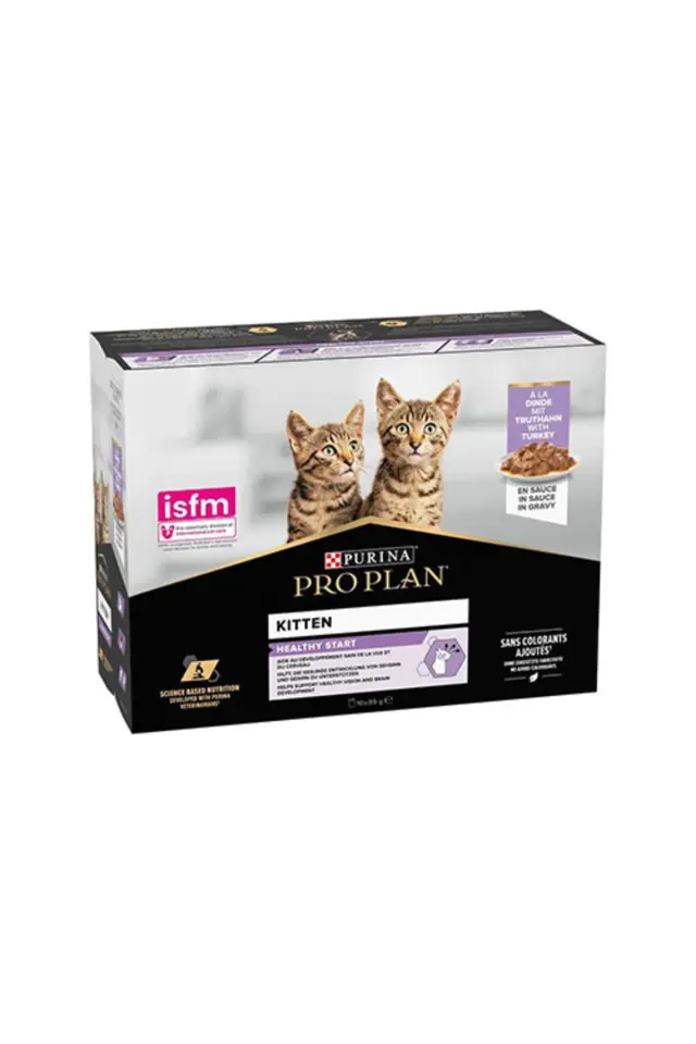 Pro Plan Kitten Pouch Hindili Yavru Kedi Konservesi 10 Adet 85 Gr