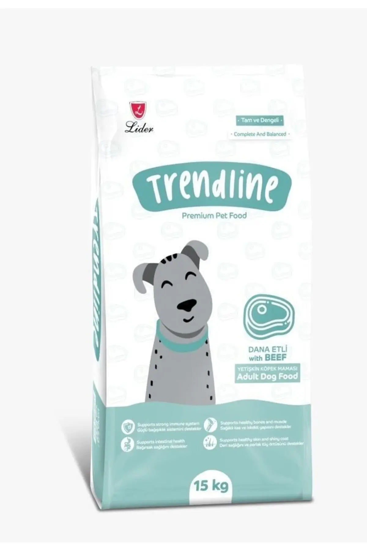 Trendline Adult Biftekli Yetişkin Köpek Maması 15 Kg