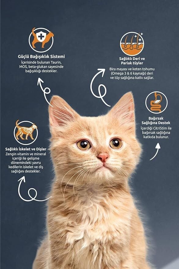 Reflex Kitten Tavuklu Pirinçli Yavru Kedi Maması, 15 kg