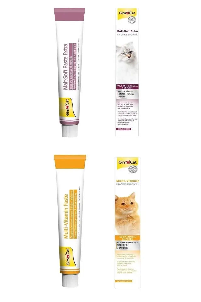 Gimcat Multivitamin 100 Gr + Malt Soft Extra 100 Gr