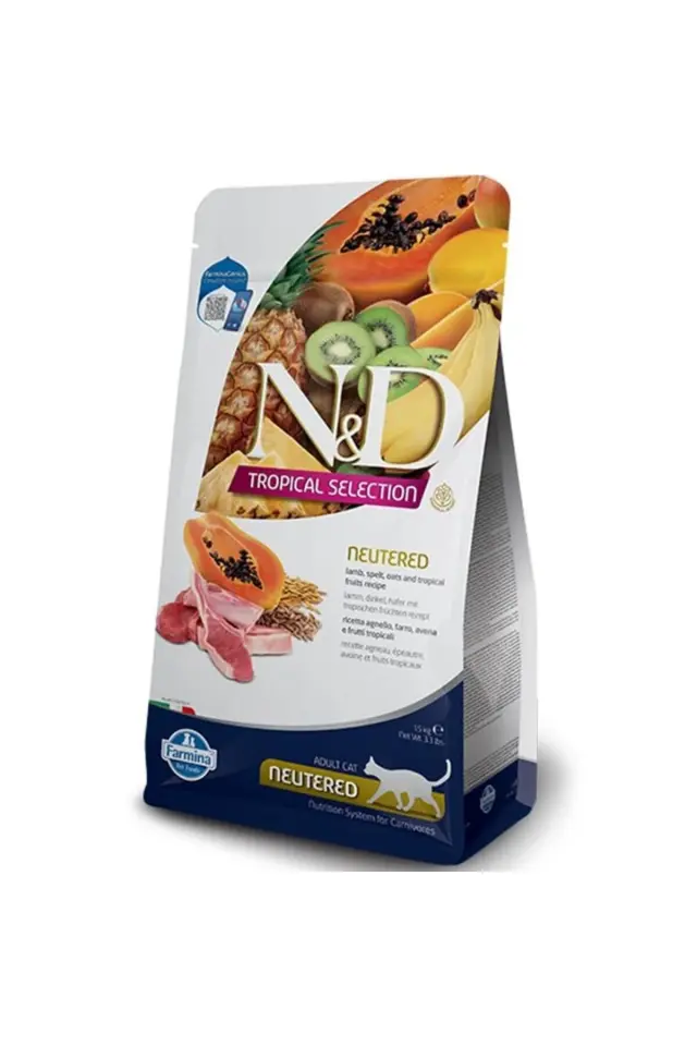 N & D Tropical Kuzulu Kısır Kedi Maması 1.5 Kg