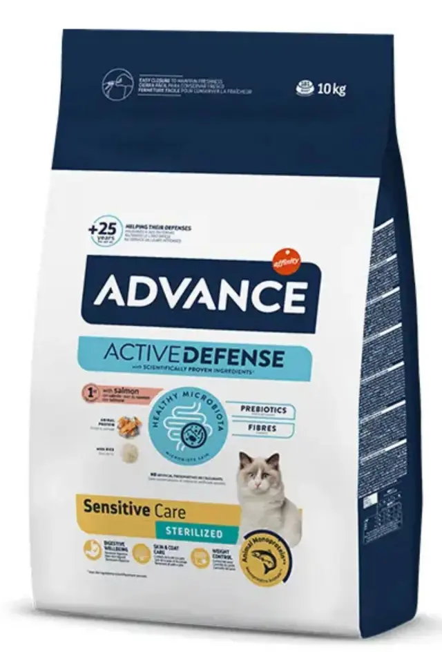 Advance Cat Sterilized Kısırlaştırılmış Somonlu Kedi Maması 10 Kg