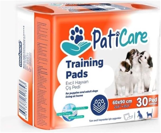 Paticare 60x90 cm 30'lu Kedi Köpek Çiş Pedi