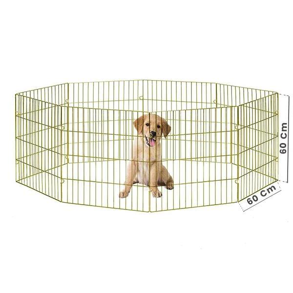 Pawise 60x60 cm 8 Metal Panel Köpek Oyun Bahçesi Çiti