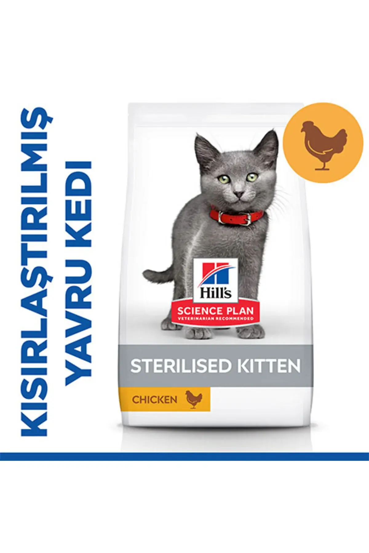 Hill’s SCIENCE PLAN Sterilised Kitten Tavuklu Kısırlaştırılmış Yavru Kedi Maması 3 Kg